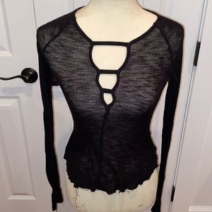 Free people long sleeve blouse